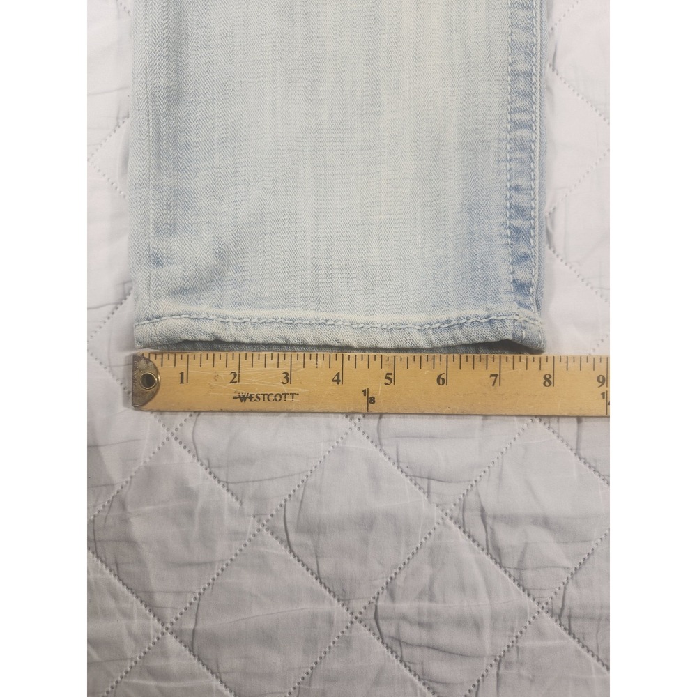 Salvage Jeans Mens 34x28 Mayhem Straight Regular Fit Whiskers Faded Denim 34S - Picture 11 of 15
